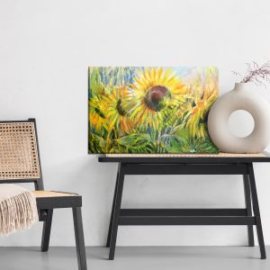Peinture sur toile Tournesols Dessinés – Image 6