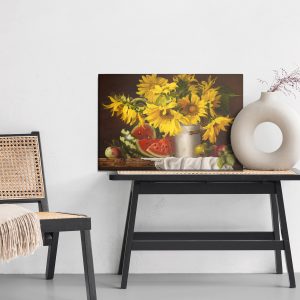 Peinture sur toile Tournesols Aux Fruits – Image 6