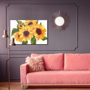 Peinture sur toile Un Bouquet De Tournesols Comme Peint – Image 4