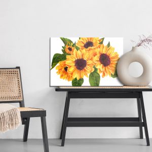 Peinture sur toile Un Bouquet De Tournesols Comme Peint – Image 6
