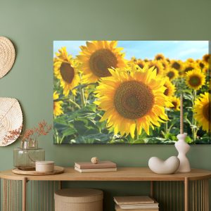Peinture sur toile Champ De Tournesol 3D – Image 5