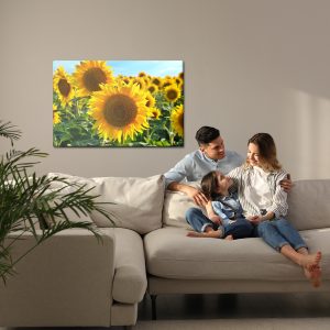 Peinture sur toile Champ De Tournesol 3D – Image 7