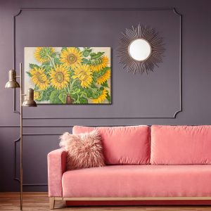 Peinture sur toile Tournesols Dans Un Vase – Image 4