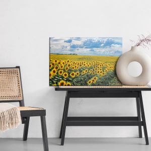 Peinture sur toile Paysage D'été Avec Des Tournesols – Image 6