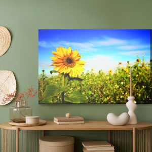 Peinture sur toile Tournesols Contre Le Ciel Bleu – Image 5