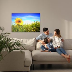 Peinture sur toile Tournesols Contre Le Ciel Bleu – Image 7