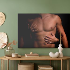 Peinture sur toile Un Homme Dans Une Étreinte – Image 5