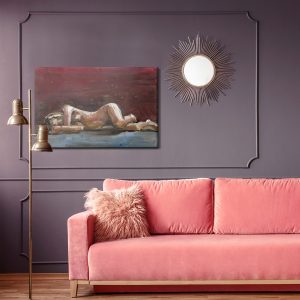 Peinture sur toile Femme Peinte Avec Des Peintures À L'huile – Image 4