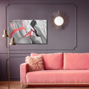 Peinture sur toile Femme Voluptueuse En Lingerie – Image 4
