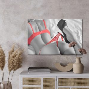 Peinture sur toile Femme Voluptueuse En Lingerie – Image 3