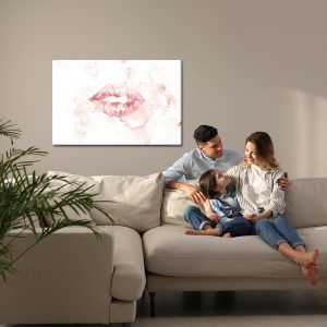 Peinture sur toile Bouche À L'aquarelle – Image 7
