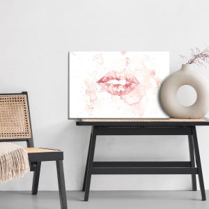 Peinture sur toile Bouche À L'aquarelle – Image 6