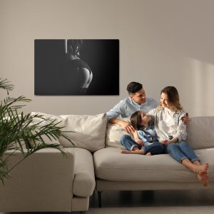 Peinture sur toile Femme À L'ombre Partielle – Image 7