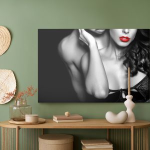 Peinture sur toile Couple S'embrassant – Image 5
