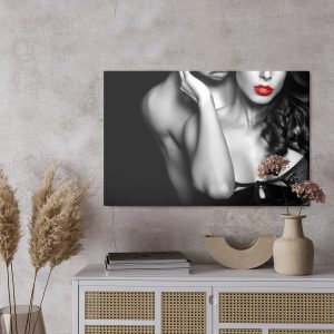 Peinture sur toile Couple S'embrassant – Image 3