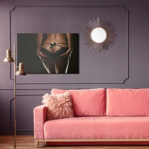 Peinture sur toile Femme En Lingerie Érotique – Image 4