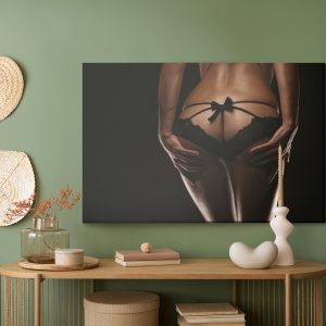 Peinture sur toile Femme En Lingerie Érotique – Image 5