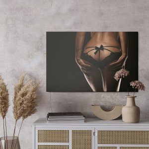 Peinture sur toile Femme En Lingerie Érotique – Image 3
