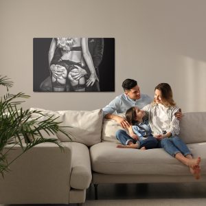 Peinture sur toile Couple Dans Des Poses Sexy – Image 7