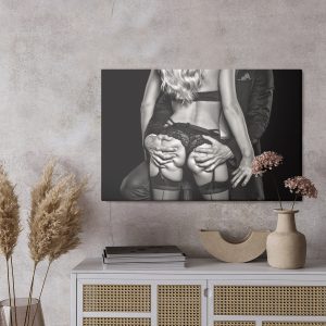 Peinture sur toile Couple Dans Des Poses Sexy – Image 3