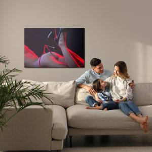 Peinture sur toile Femme Sexy Dans La Pénombre – Image 7