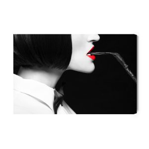 Peinture sur toile Femme Au Fusil – Image 2