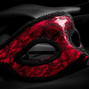 Peinture sur toile Masque De Carnaval Rouge – Image 1