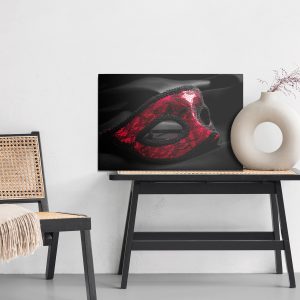Peinture sur toile Masque De Carnaval Rouge – Image 6