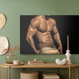 Peinture sur toile Un Homme Bien Bâti – Image 5