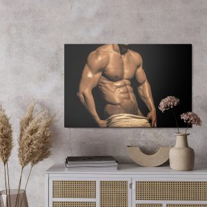 Peinture sur toile Un Homme Bien Bâti – Image 3