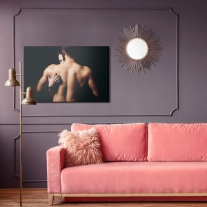 Peinture sur toile Un Couple Dans Une Étreinte Amoureuse – Image 4