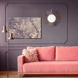 Peinture sur toile Pissenlit, Gouttes D'eau – Image 4