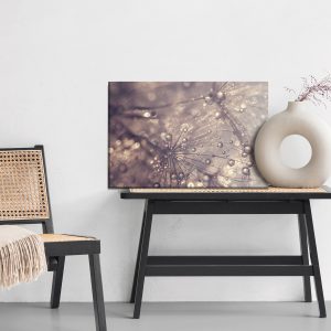 Peinture sur toile Pissenlit, Gouttes D'eau – Image 6