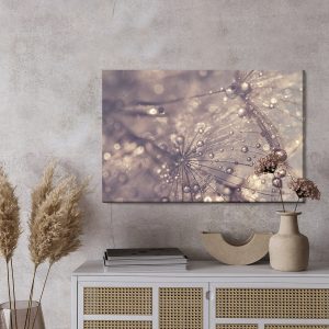 Peinture sur toile Pissenlit, Gouttes D'eau – Image 3