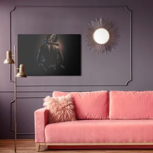 Peinture sur toile Un Couple Dans Une Chaude Étreinte – Image 4