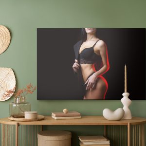 Peinture sur toile Femme Séduisante En Lingerie – Image 5