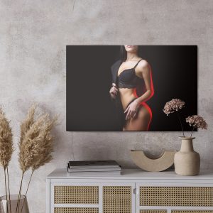 Peinture sur toile Femme Séduisante En Lingerie – Image 3