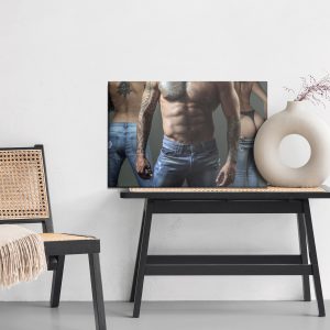 Peinture sur toile Homme Tatoué Avec Des Femmes – Image 6