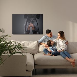 Peinture sur toile La Femme En Peignoir Par Derrière – Image 7