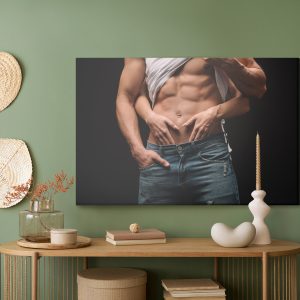 Peinture sur toile Couple Dans Une Scène Intime – Image 5