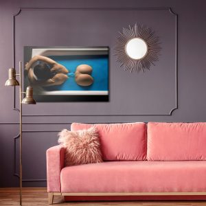 Peinture sur toile Femme Posant Dans Une Baignoire – Image 4
