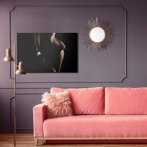 Peinture sur toile Silhouette D'une Femme En Lingerie – Image 4