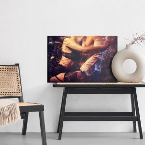 Peinture sur toile Un Couple Dans Une Pose Chaude – Image 6