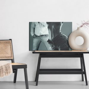 Peinture sur toile Couple Dans Une Pose Sensuelle – Image 6