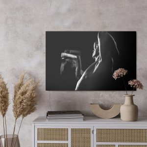 Peinture sur toile Couple Travaillant – Image 3
