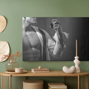 Peinture sur toile Homme Parfumant – Image 5