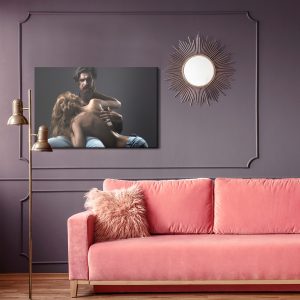 Peinture sur toile Couple Sexy Dans Une Pose Intime – Image 4