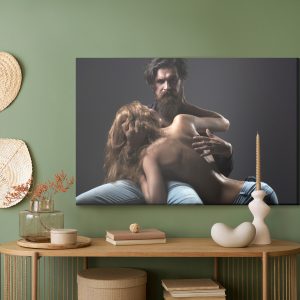 Peinture sur toile Couple Sexy Dans Une Pose Intime – Image 5