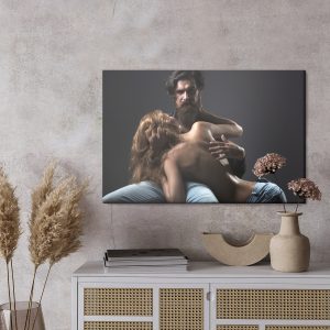 Peinture sur toile Couple Sexy Dans Une Pose Intime – Image 3