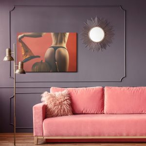 Peinture sur toile Femme Sexy En Costume D'halloween – Image 4